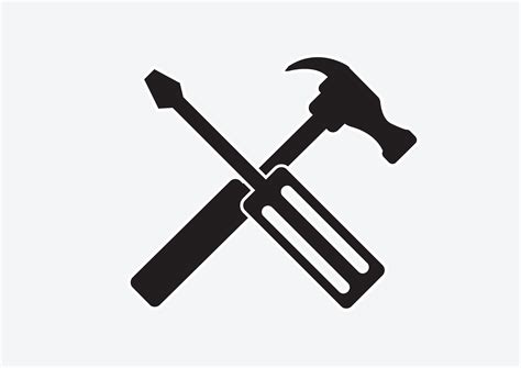 Tools And Hammer Icon 645811 Vector Art At Vecteezy