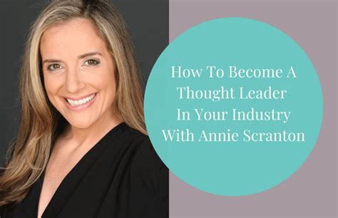 Sos082 How To Become A Thought Leader In Your Industry With Annie