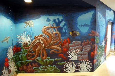 Oceansea Life Mural Throughout Lower Level Mural Photo Album By