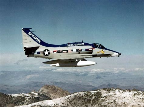 A 4m Skyhawk Buno 160264 Being Delivered To Vma 331 Bumblebees In