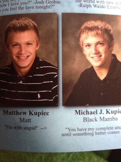 Best Quotes From Twins In Yearbooks