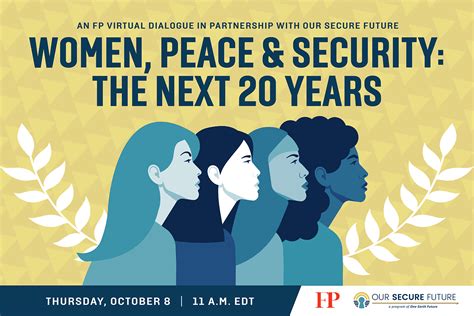 fp virtual dialogue women peace and security the next 20 years foreign policy