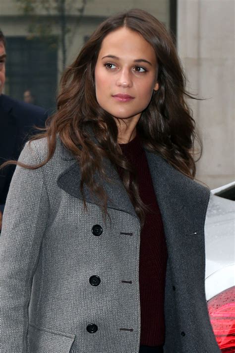 But while she might not play prisoner to. Alicia Vikander Autumn Style - at BBC Studios in London ...