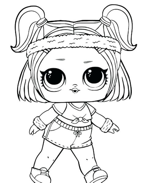 Printable Lol Dolls Coloring Pages Printable Templates