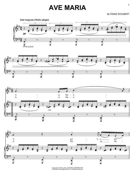 Partition Piano Ave Maria De Franz Schubert Piano Voix My XXX Hot Girl