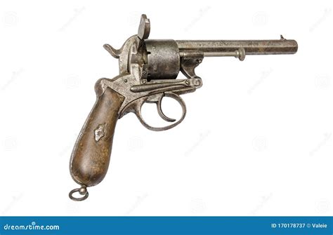 French Revolver Lefaucheux Second Half Of The 19th Century Stock Image
