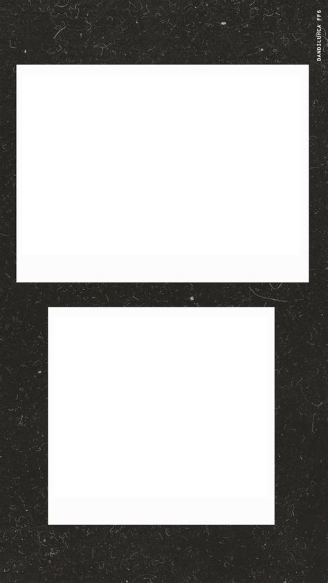 Black Glitter Polaroid Frame Png Latest Gaming Wallpaper And Background