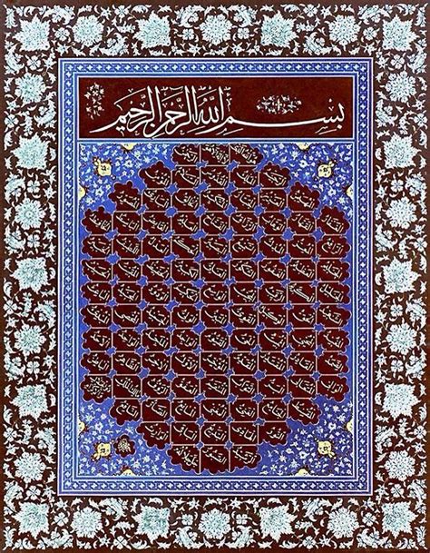 Allah Calligraphy Islamic Art Calligraphy Geometry Architecture