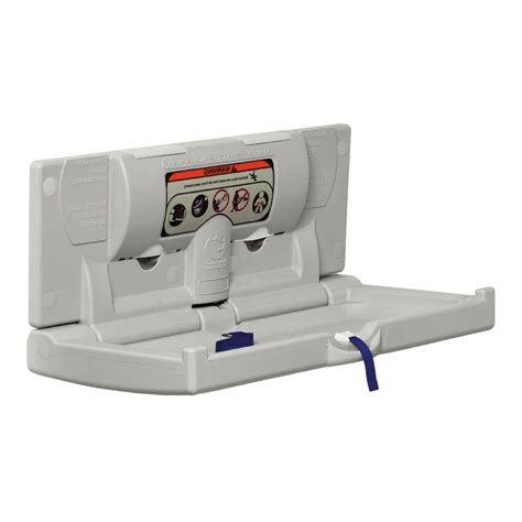 Contico 8252 H Horizontal Diaper Changing Station White Plastic 34