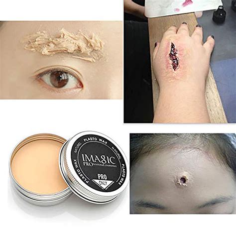 Delisoul Scar Wax Sfx Makeup Kit Halloween Fake Skin Prosthetic 3d