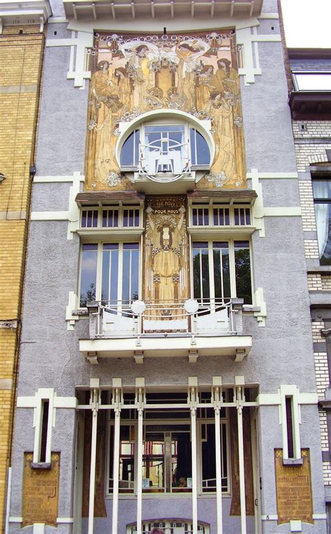 Maison Cauchie Brussel Art Deco Home Art Nouveau Architecture Art