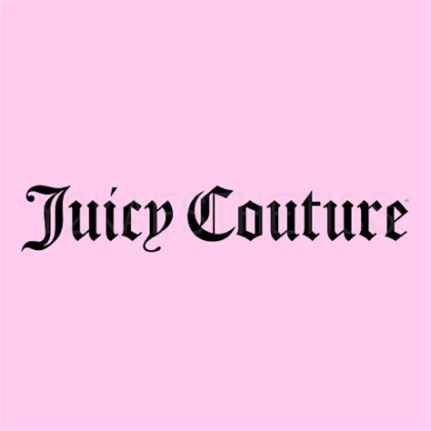 Juicy Couture SVG Designer Logo Digital Download Etsy Australia