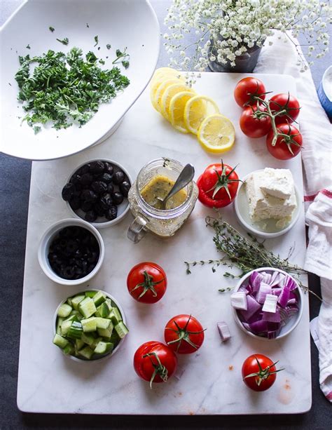 Greek Salad Dressing Easy Greek Salad And Video Two Purple Figs