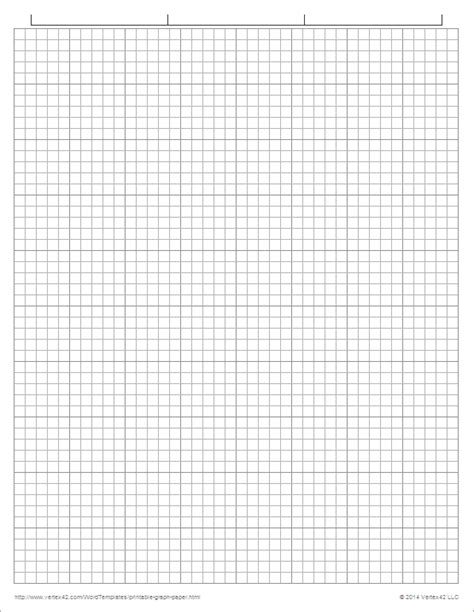 Graph Paper Template For Word