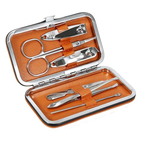Stainless Steel 6pcsset Nail Clipper Kit Nail Care Tools Scissor