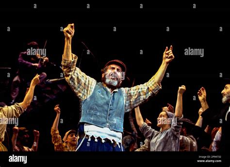 Topol Tevye In Fiddler On The Roof At The London Palladium London W1