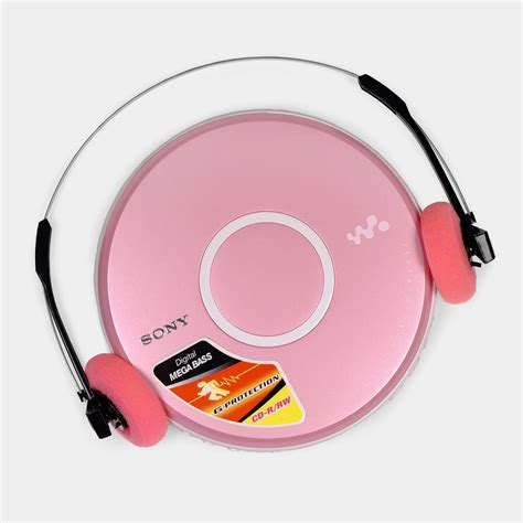 Sony Walkman D Ej011 Pink Portable Cd Player