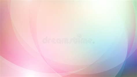 Curved Abstract Soft Colors Background Stock Vector Illustration Of