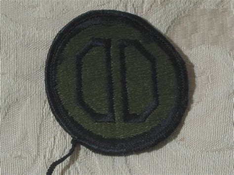 Military Shoulder Patch 31 Th Infantry Division Subdued Darkened Vietnam