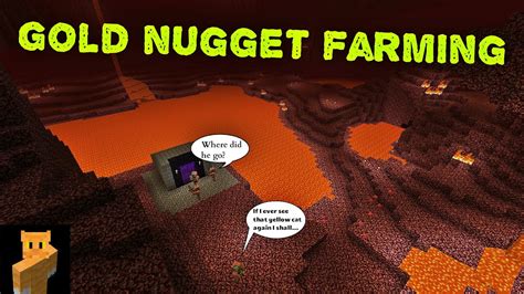 Minecraft Gold Nugget Farming Youtube