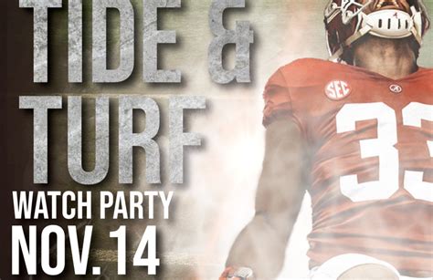 Tide And Turf Football Watch Party The University Of Alabama