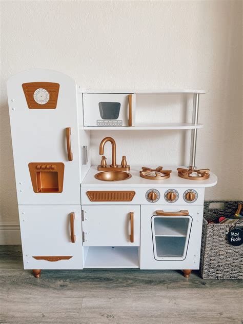 The 6 Diy Play Kitchen Mini Makeover Crazy Life With Littles Diy
