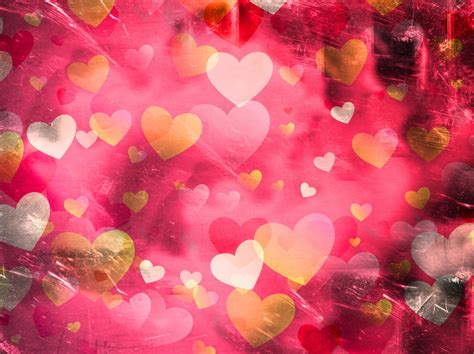 Free Stock Photo 9542 Grunge Hearts Pattern Freeimageslive