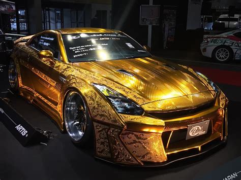 One Million Dollar Gold Plated Car Nissan Gt R X Auto News