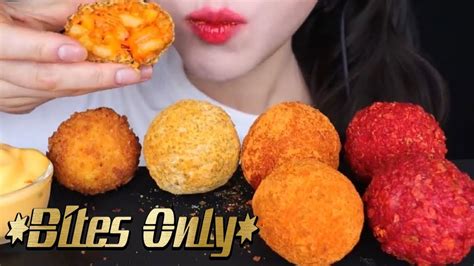 Moon Asmr Mac And Cheese Balls Bites Only Youtube