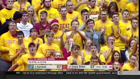 Iowa State Men S Basketball Highlights Vs Kansas Youtube