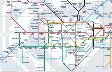 London Transport Map Zones 1 9 Train Maps
