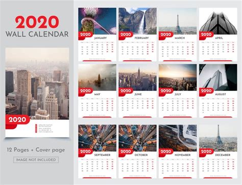 Wall Calendar 2020 Free Download Photoshopresource