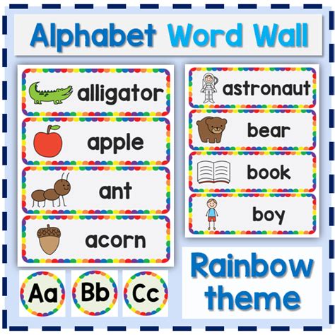 Create A Word Wall To Help Your Students Learn Words For Each Letter Of