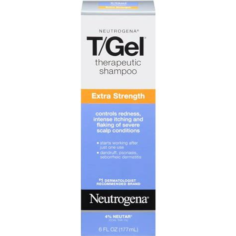 4 Pack Neutrogena T Gel Therapeutic Shampoo Extra Strength 6 Fl Oz