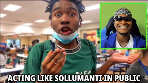 Acting Like Solluminati In School Youtube