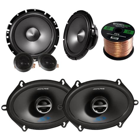 Car Speaker Package Of Alpine Sps 610 65 2 Way Car Audio Speakers