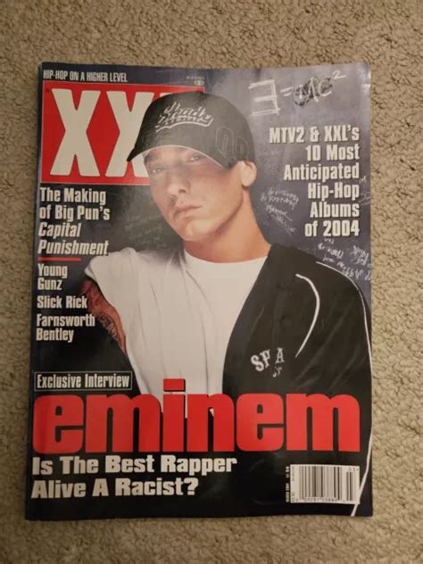 Xxl Magazine Eminem March 2004 56 1100 Picclick