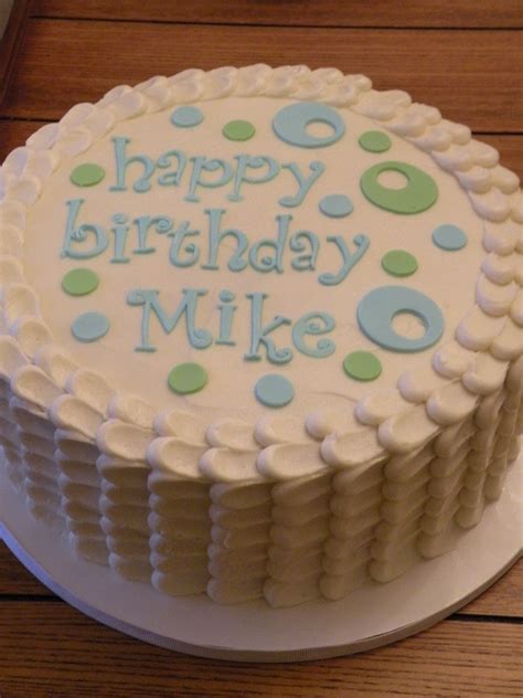 Simple Buttercream Birthday Cake That Could Be Knocked Out Pretty Quick Birthday Cakes For Men