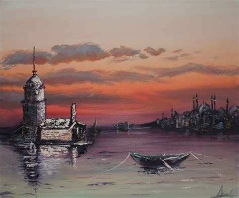 Oil Painting Istanbul By Burakkeskin On Deviantart