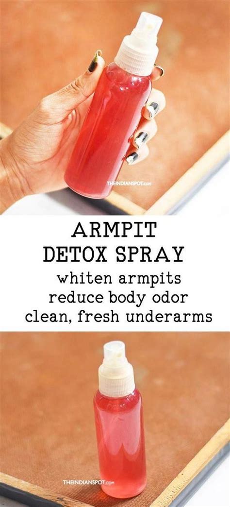 Diy Natural Armpit Detox Spray Skindetoxbathapplecider Armpit Detox