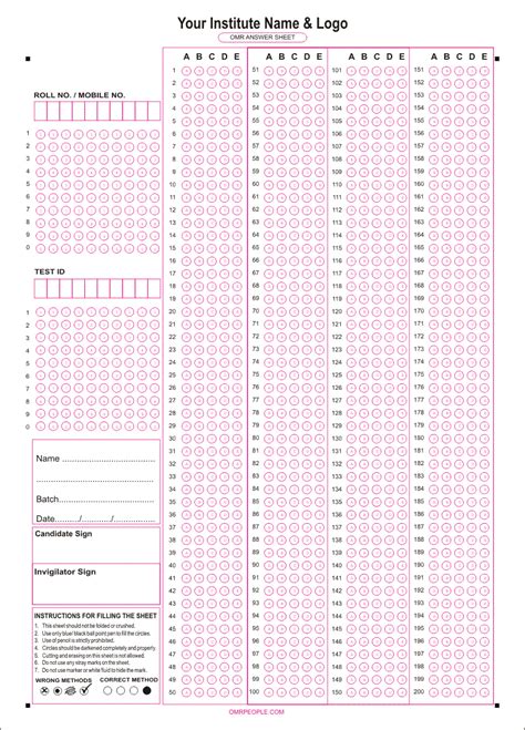 Omr Sheet Checker Software Omr Scanner Omr Software Attendance