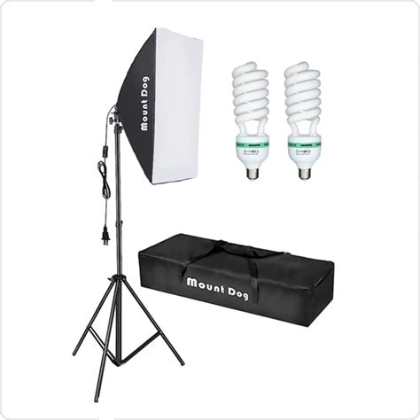 Cameras Photo And Video Mountdog Softbox Lighting Kit Professiona