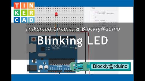 Arduino Lab 1 Blinking Led Using Blockly Arduino Youtube