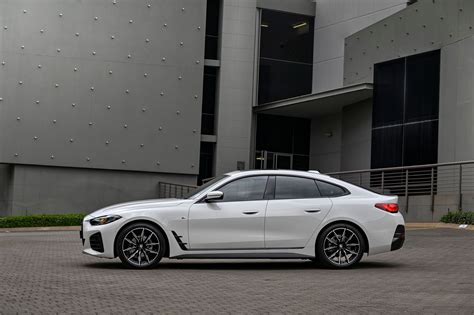 Bmw 4 Series Gran Coupe Is Featured In Mineral White Metallic Color