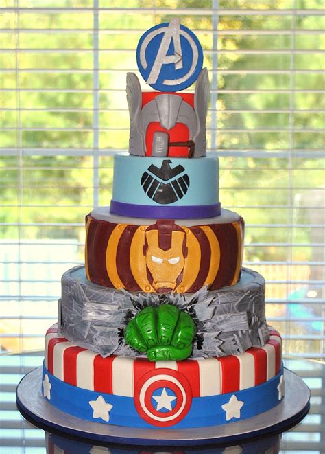 Keldeskas Universe Avenger Party Avenger Cake Avenger Birthday Party