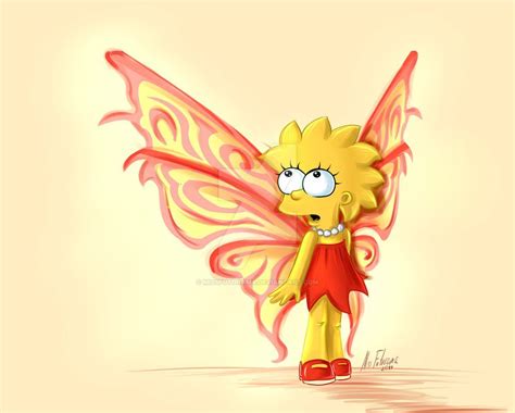 Butterfly On Deviantart Simpsons