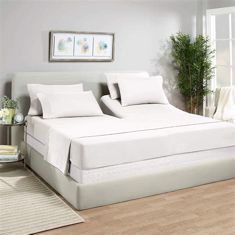 Flex Top King Sheet Set For Adjustable Beds 100 Cotton