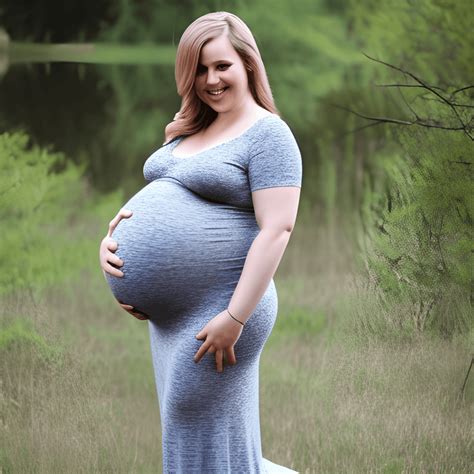 The Worlds Largest Pregnant Belly · Creative Fabrica