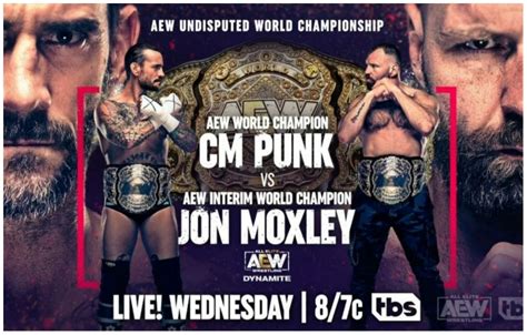 Aew World Championship Unification Match Confirmed For Dynamite