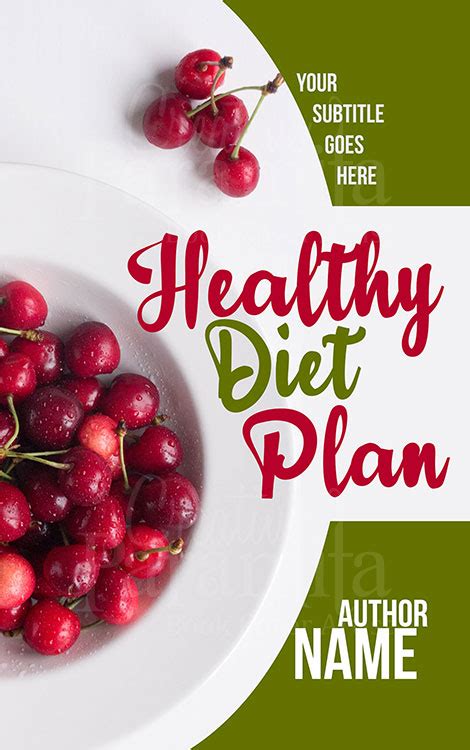Healthy Diet Plan Cooking Premade Book Cover
